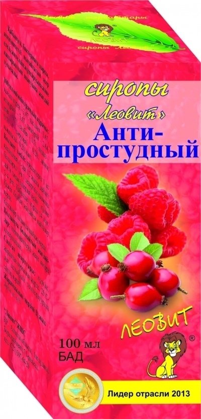 Леовит Антипростудный сироп 100 мл купить,0