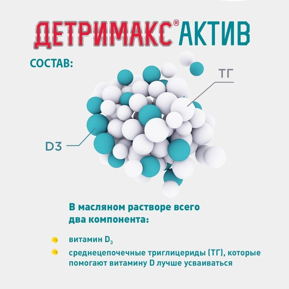 Unipharm Inc Детримакс Актив 500 МЕ капли 30 купить,0