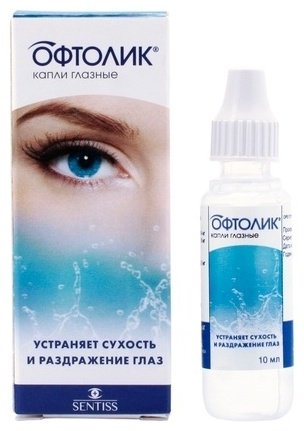 Офтолик капли 14 мг/мл&#43;6 мг/мл 10 мл