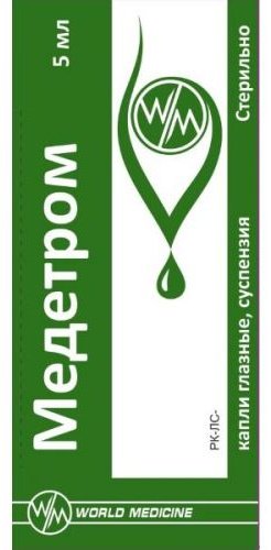 Медетром капли 3 мг &#43; 1 мг 5 мл