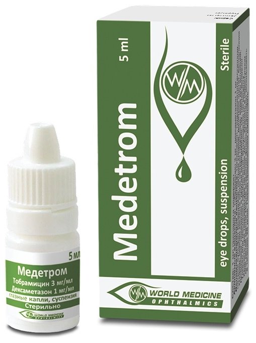 Медетром капли 3 мг &#43; 1 мг 5 мл