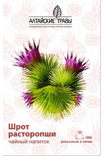 Алтайские травы фито-чай Шрот расторопши 100 г - ForteMarket Алтайские травы фито-чай Шрот расторопши 100 г купить,0