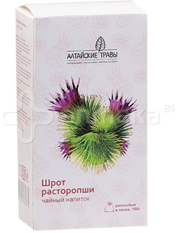 Алтайские травы фито-чай Шрот расторопши 100 г - ForteMarket Алтайские травы фито-чай Шрот расторопши 100 г купить,0