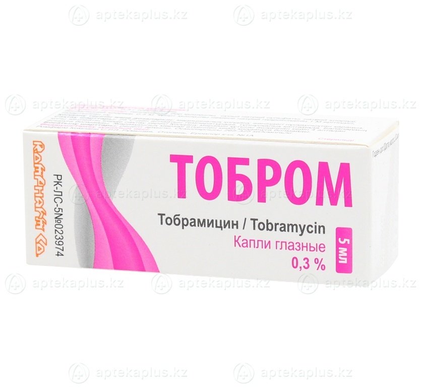 Тобром капли 0.3% 5 мл купить,0