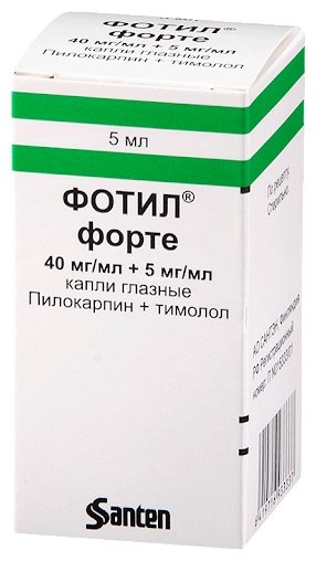 Фотил Форте капли 40 мг/мл&#43;5 мг/мл 5 мл