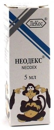 Неодекс капли 1 мг/5 мг 5 мл