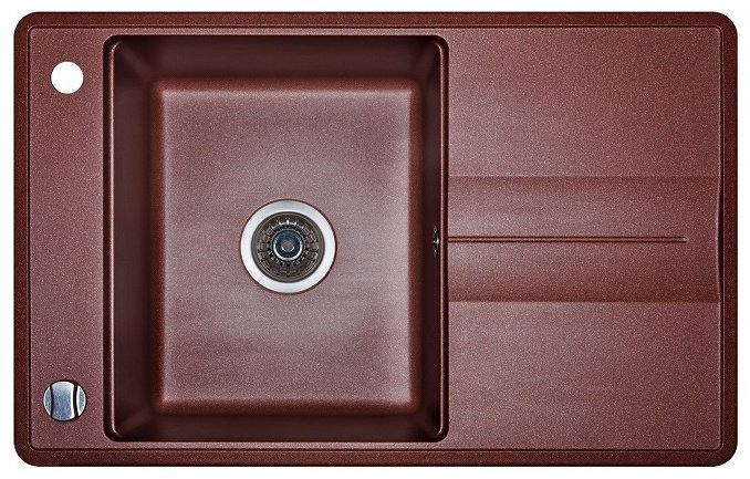 Кухонная мойка AQUASANITA SQB101-501AW коричневый