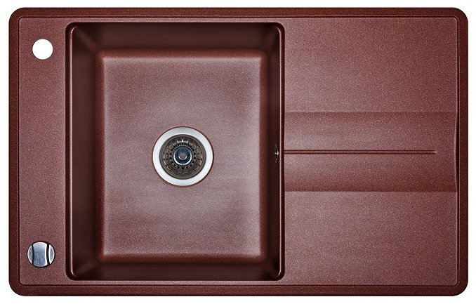 Кухонная мойка AQUASANITA SQB101-501AW коричневый
