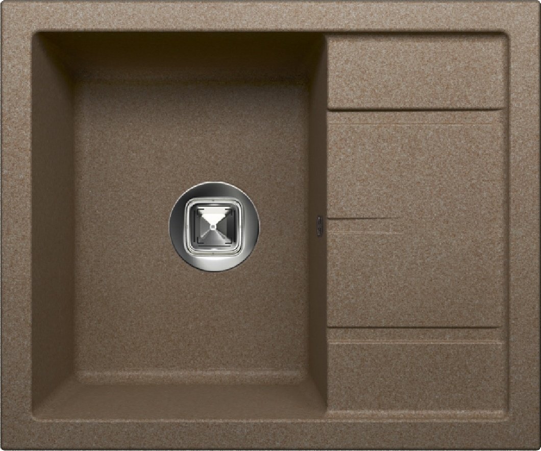 Кухонная мойка TOLERO врезная R-107 Dark beige бежевый