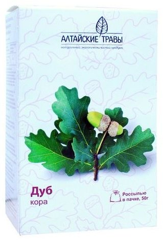 Дуба 50 г кора &#34;Алтайские травы&#34;