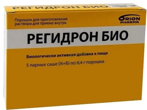 Orion Pharma Регидрон БИО порошок 5 шт купить,NaN