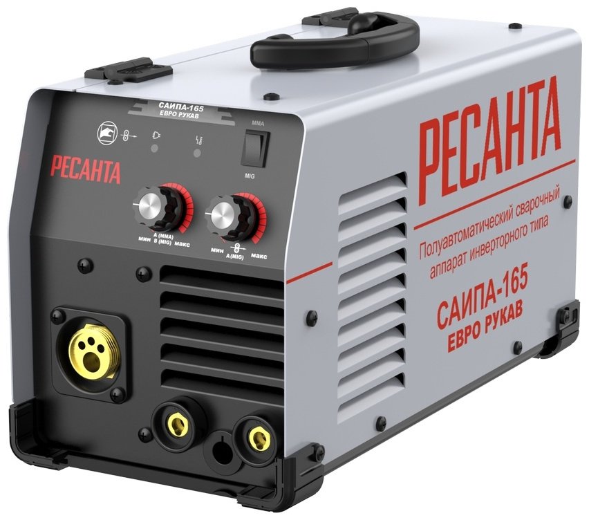 Сварочный инвертор Ресанта САИПА-165 Евро рукав 65/95 (MIG/MAG)