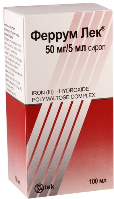 Феррум Лек сироп 50 мг/5 мл 100 мл купить,NaN