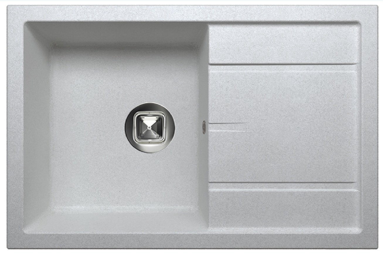 Кухонная мойка TOLERO врезная R-112 Metallic gray серый купить,NaN