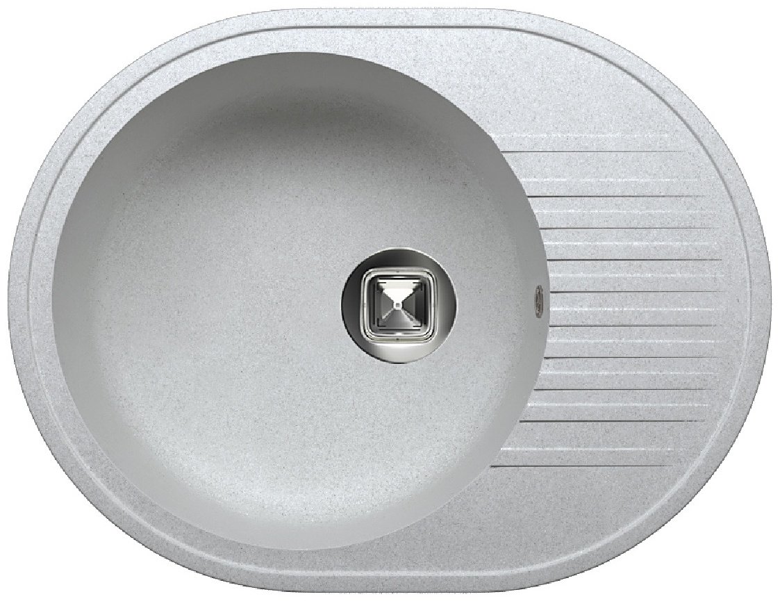 Кухонная мойка TOLERO врезная R-122 Metallic gray серый