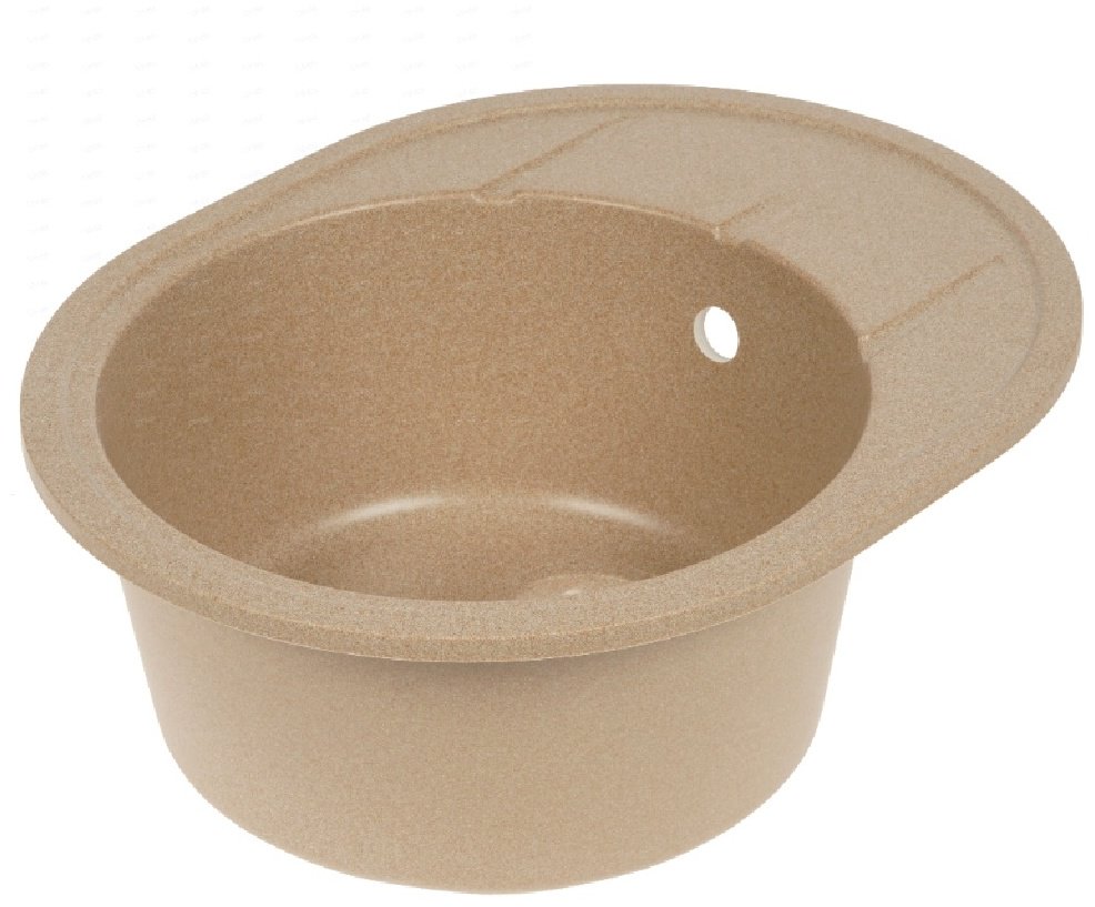 Кухонная мойка TOLERO врезная R-122 Dark beige бежевый купить,NaN