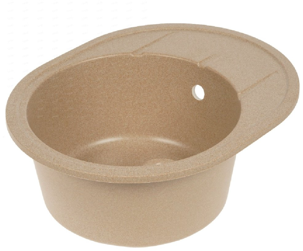 Кухонная мойка TOLERO врезная R-122 Dark beige бежевый купить,NaN