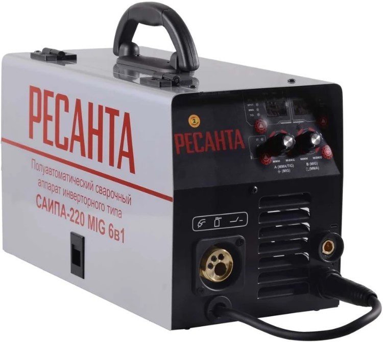 Ресанта сварочный инвертор САИПА-220 65/10 (MIG/MAG) - ForteMarket Ресанта сварочный инвертор САИПА-220 65/10 (MIG/MAG) купить,0