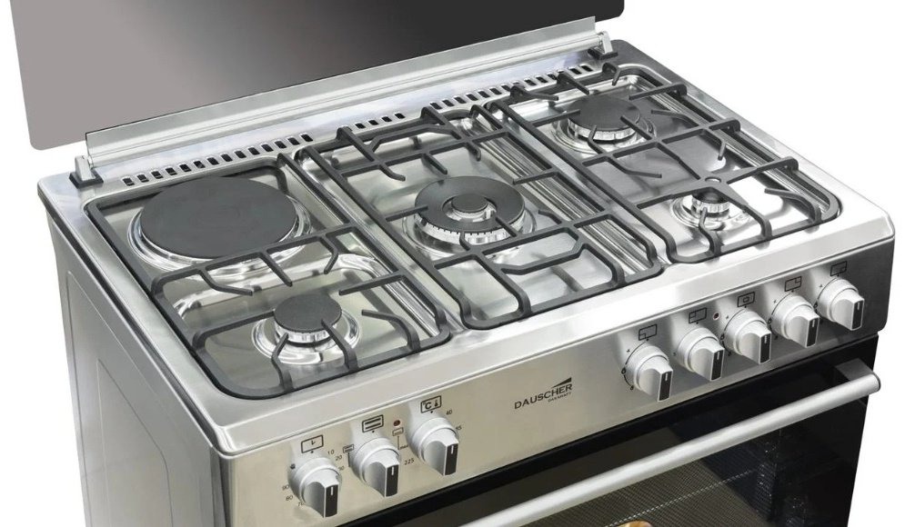Кухонная плита DAUSCHER E9407LX серебристый купить,NaN