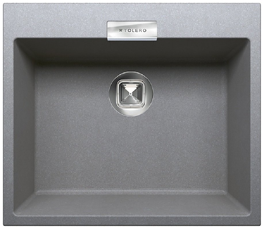 Кухонная мойка TOLERO врезная TL-580 Gray серый