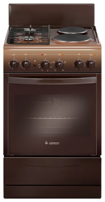 Кухонная плита GEFEST ПГЭ 5112 0137 коричневый купить,NaN