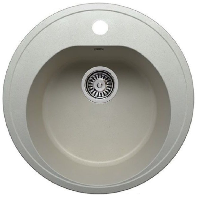 Кухонная мойка Polygran врезная F-08 Gray серый