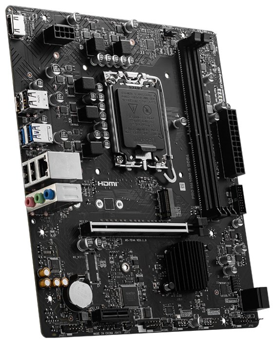 Материнская плата MSI PRO H610M-S DDR4 - ForteMarket Материнская плата MSI PRO H610M-S DDR4 купить,0
