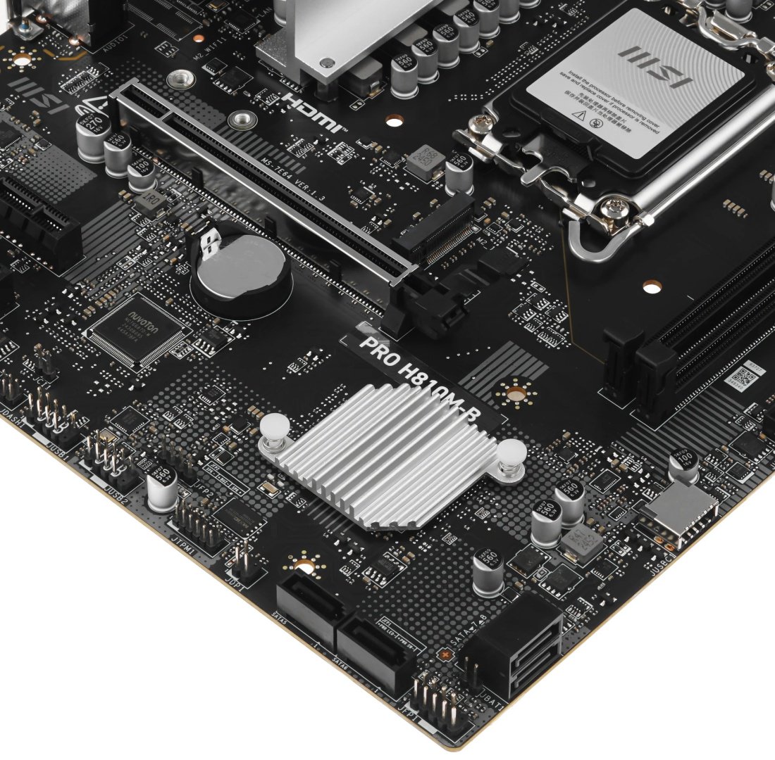 Материнская плата MSI PRO H810M-B - ForteMarket Материнская плата MSI PRO H810M-B купить,0