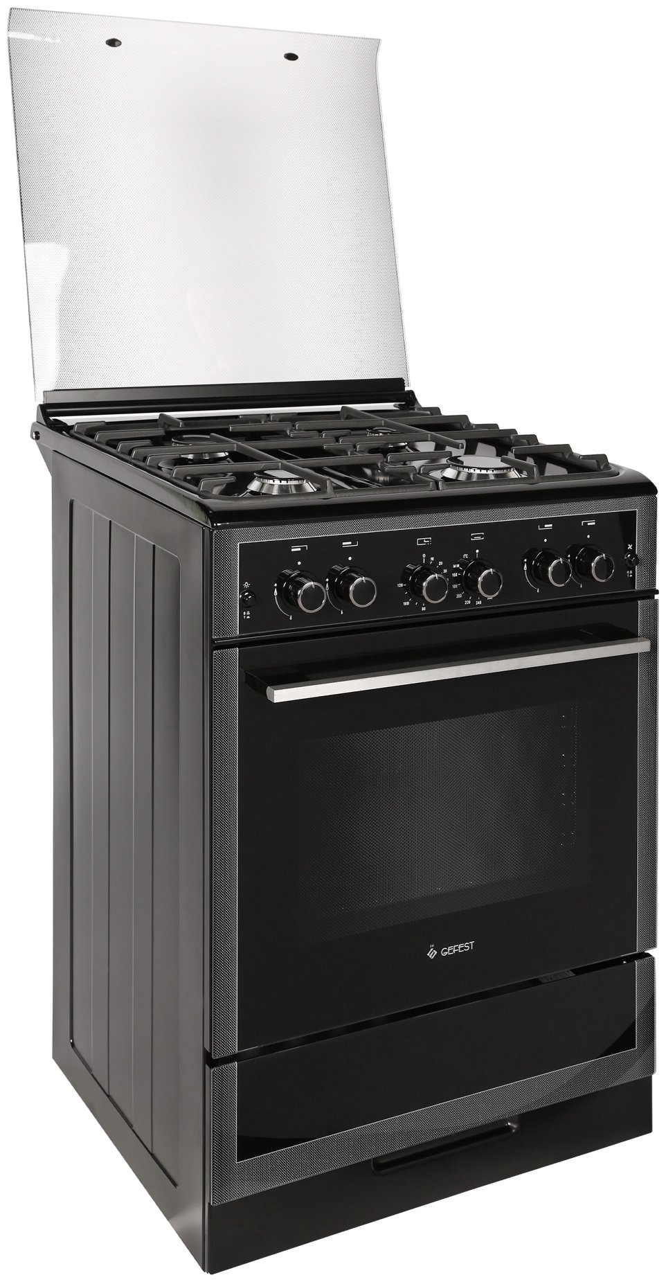 Кухонная плита GEFEST ПГ6300-02 0346 Т черный купить,NaN