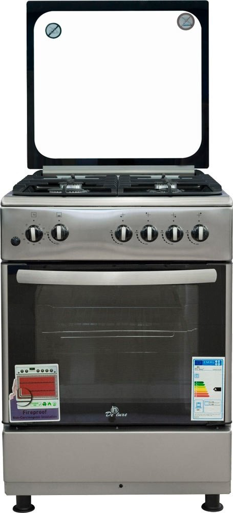 Кухонная плита De Luxe 606040.24Г 000 (кр.) чр серебристый купить,NaN