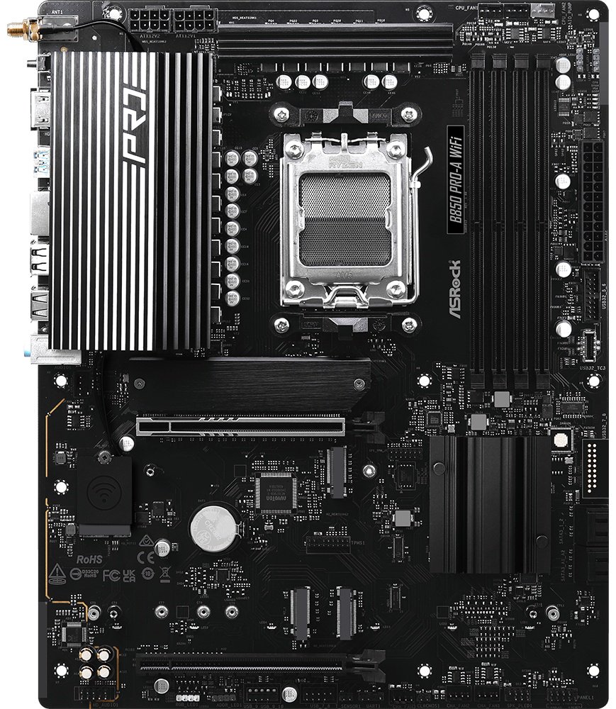 Материнская плата ASRock B850 PRO-A WIFI DDR5 - ForteMarket Материнская плата ASRock B850 PRO-A WIFI DDR5 купить,0