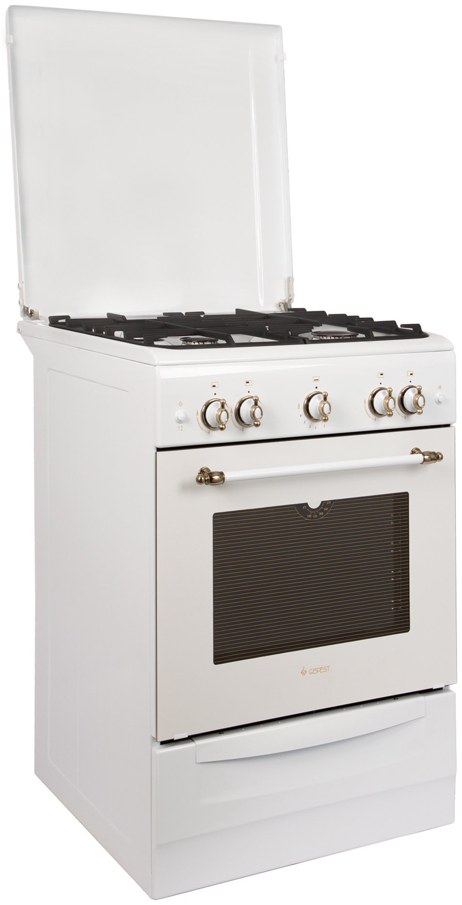 Кухонная плита GEFEST ПГ 6100-01 0185 белый купить,0