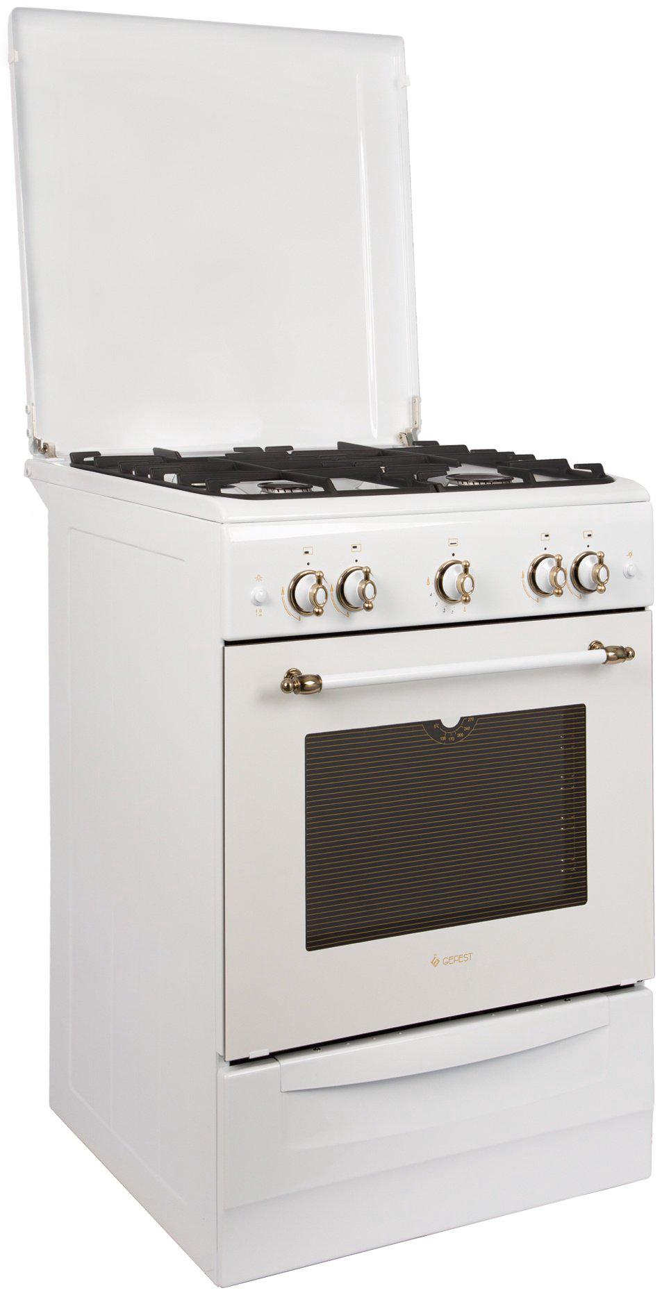 Кухонная плита GEFEST ПГ 6100-01 0185 белый купить,NaN