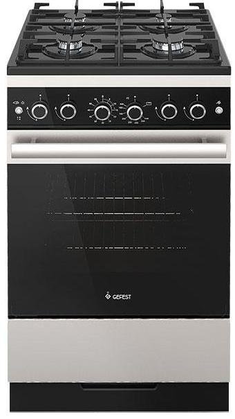 Кухонная плита GEFEST 5500-02 0069 черный-серебристый