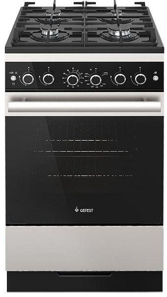 Кухонная плита GEFEST 5500-02 0069 черный-серебристый