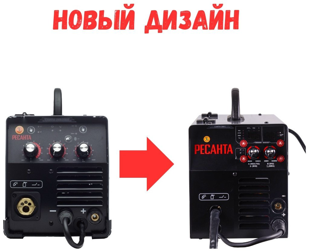 Сварочный полуавтомат Ресанта САИПА-24В/200А (MIG/MAG) купить,109490