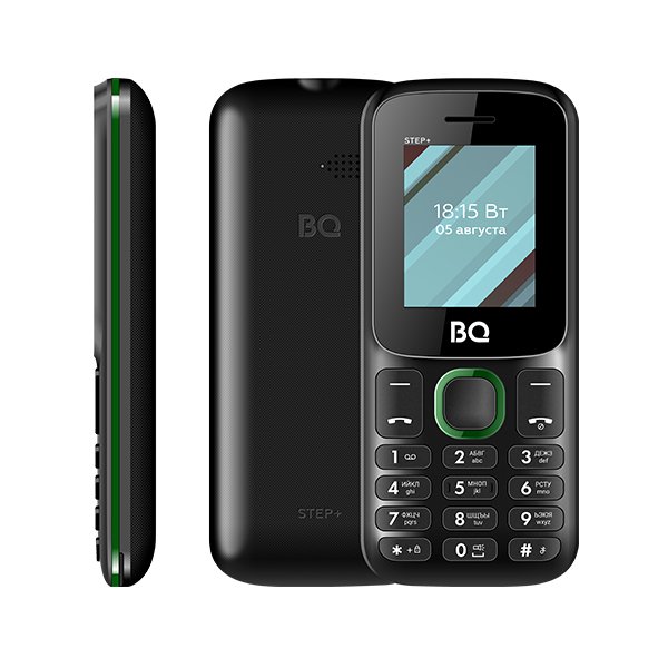 Мобильный телефон BQ 1848 Step+ Black-Green