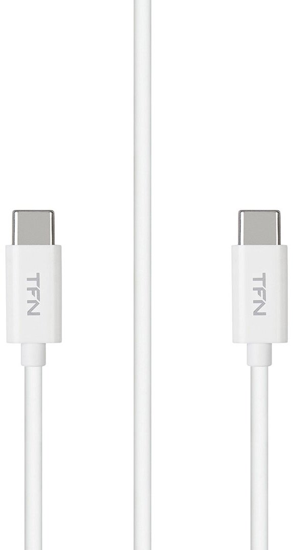 Кабель TFN USB TypeC (M), 1 м, белый
