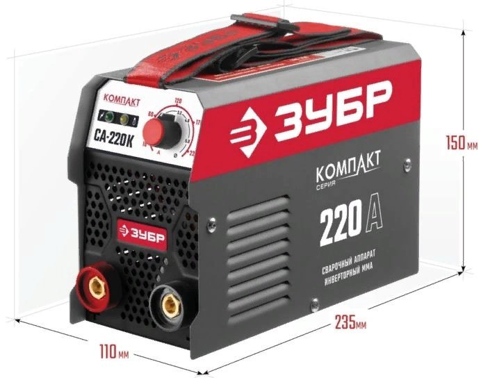 ЗУБР сварочный инвертор СА-220К (MMA) купить,NaN