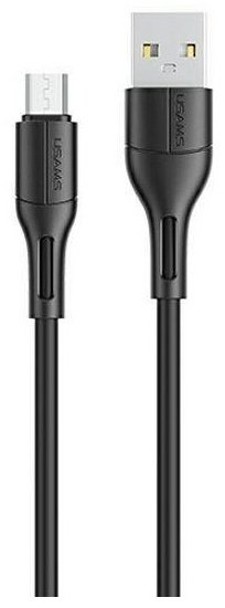 Кабель Usams USB 2.0 (M), micro-USB 2.0 (M), 1 м, черный