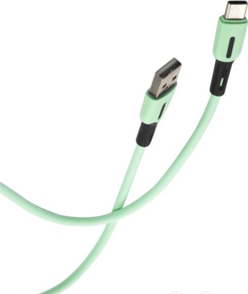 Кабель Usams USB 2.0 (M), USB TypeC (M), 1 м, зеленый купить,NaN