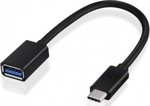 Переходник Ugreen USB 2.0 (F), USB TypeC (M), 0.1 м, черный