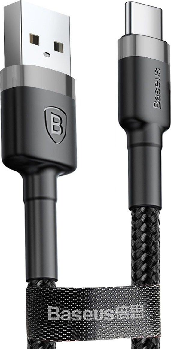 Кабель Baseus USB 2.0 (M), USB TypeC (M), 1 м, черный