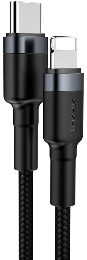 Кабель Baseus Lightning (M), 1 м, черный купить,NaN