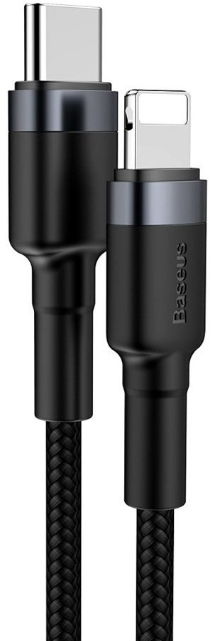 Кабель Baseus Lightning (M), 1 м, черный купить,NaN