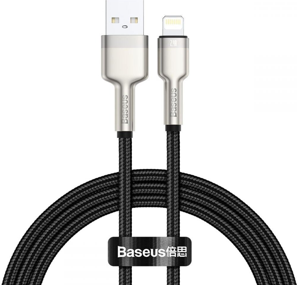 Кабель Baseus USB Type-A (M), Lightning, 2 м, черный