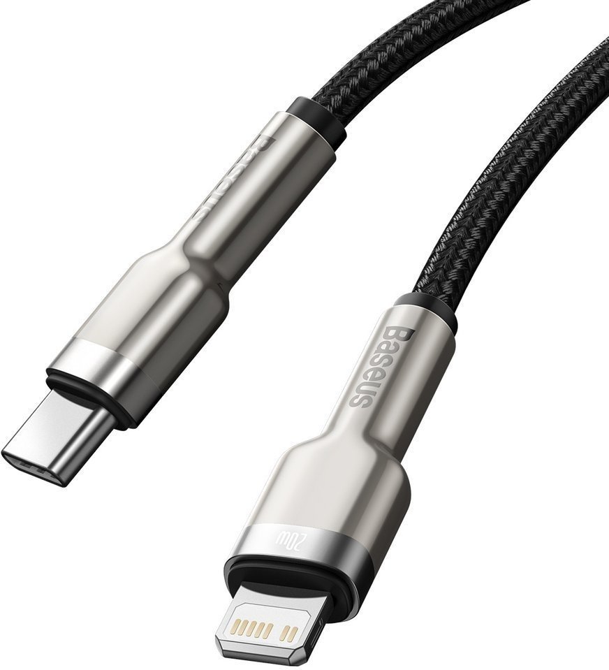 Кабель Baseus USB TypeC (M), Lightning, 2 м, черный - ForteMarket Кабель Baseus USB TypeC (M), Lightning, 2 м, черный купить,0