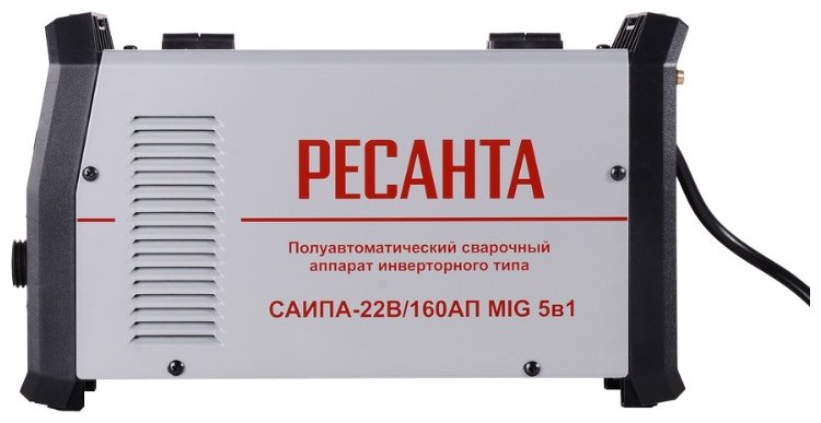 Ресанта сварочный инвертор САИПА-22В/160АП MIG 5в1 Ресанта 65/219 (ручная дуговая сварка (MMA), аргонная (аргонодуговая) сварка, FCAW) купить,0