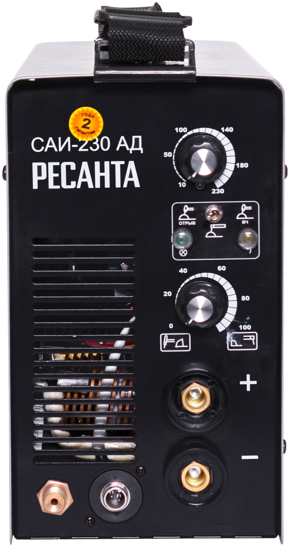Ресанта сварочный инвертор САИ-230-АД (аргонная (аргонодуговая) сварка, ручная дуговая сварка (MMA))