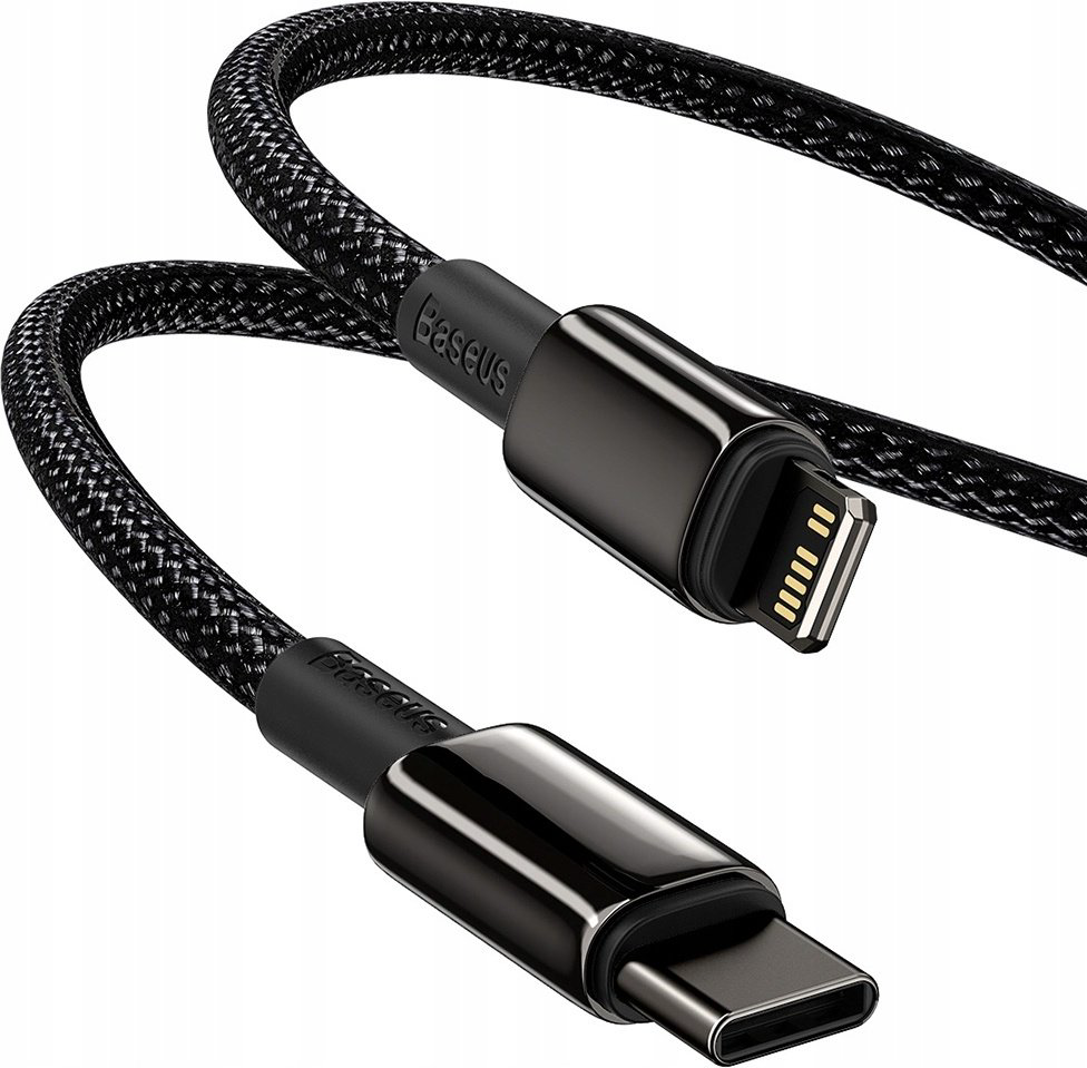 Кабель Baseus Lightning (M), 1 м, черный купить,NaN